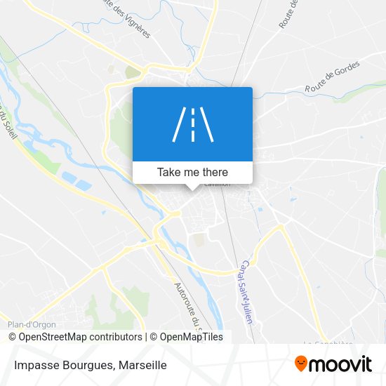 Impasse Bourgues map
