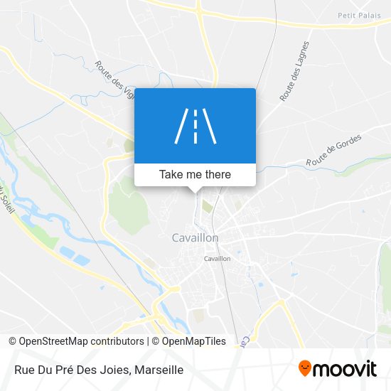 Rue Du Pré Des Joies map