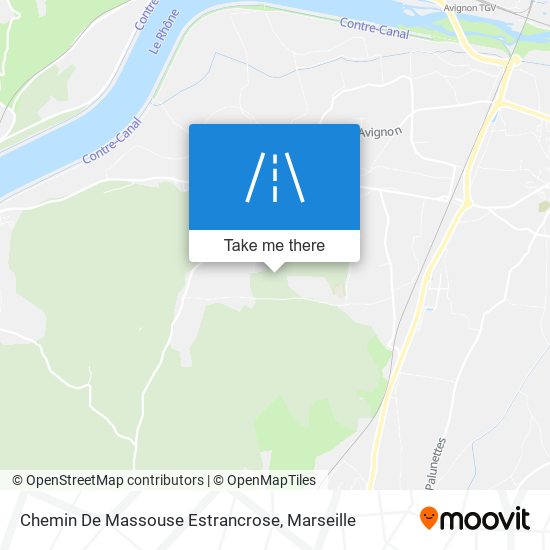 Chemin De Massouse Estrancrose map