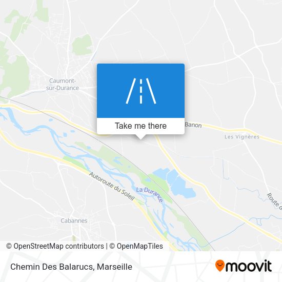 Chemin Des Balarucs map