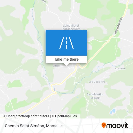 Chemin Saint-Siméon map