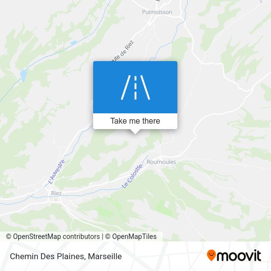 Chemin Des Plaines map