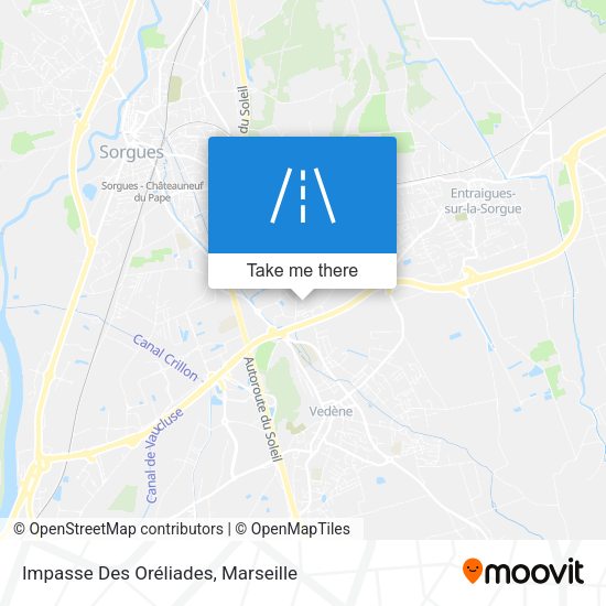 Impasse Des Oréliades map