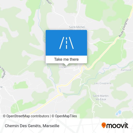 Chemin Des Genêts map