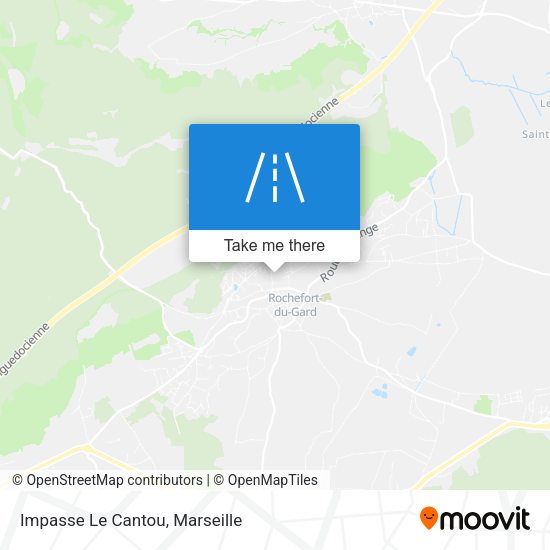 Impasse Le Cantou map