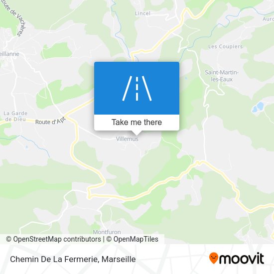 Chemin De La Fermerie map