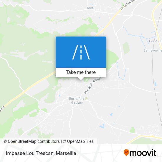 Impasse Lou Trescan map