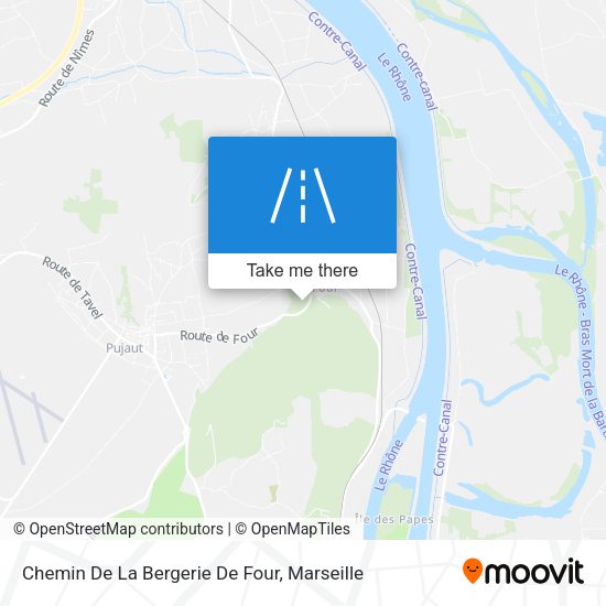 Chemin De La Bergerie De Four map