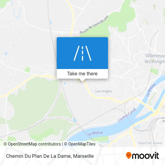 Chemin Du Plan De La Dame map