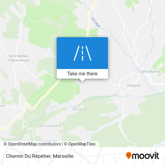 Chemin Du Répétier map
