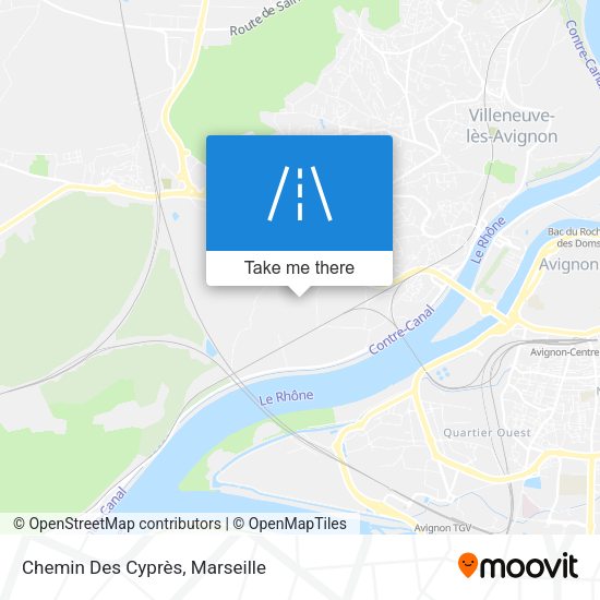 Chemin Des Cyprès map