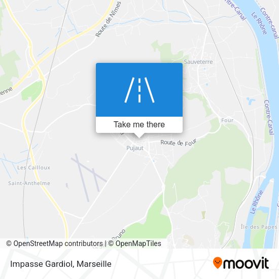 Impasse Gardiol map