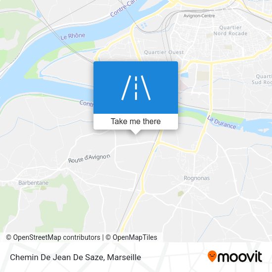 Chemin De Jean De Saze map