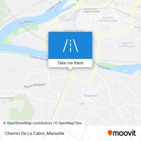 Chemin De La Cabro map
