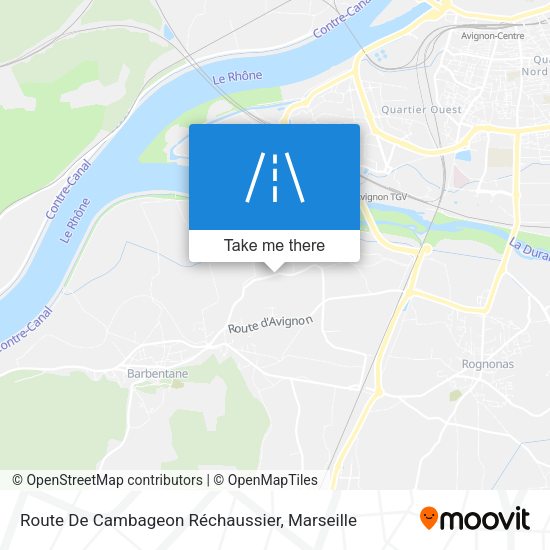 Route De Cambageon Réchaussier map