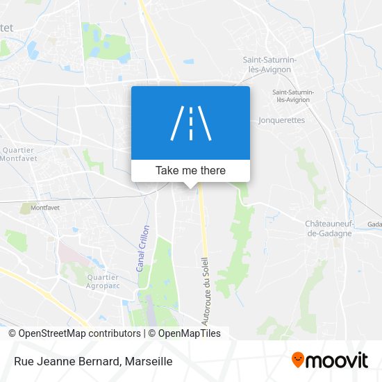 Rue Jeanne Bernard map