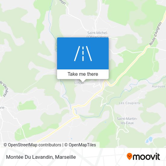 Montée Du Lavandin map