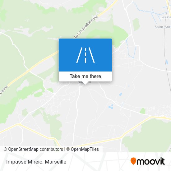Impasse Mireio map