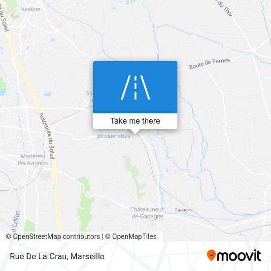 Rue De La Crau map