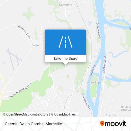 Chemin De La Combe map