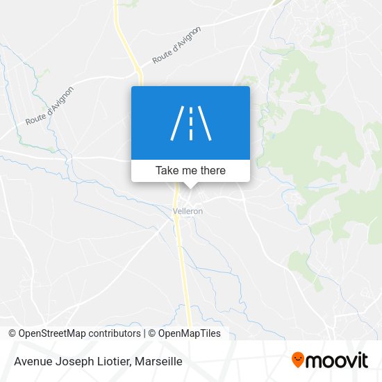 Avenue Joseph Liotier map