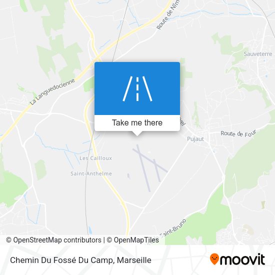 Chemin Du Fossé Du Camp map
