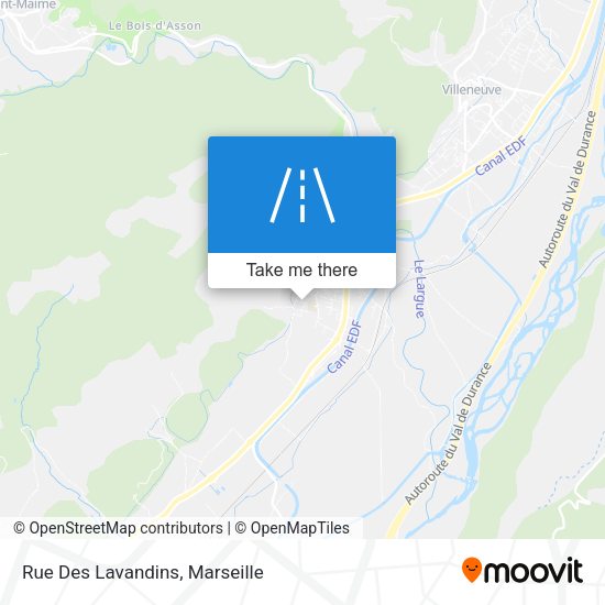 Rue Des Lavandins map