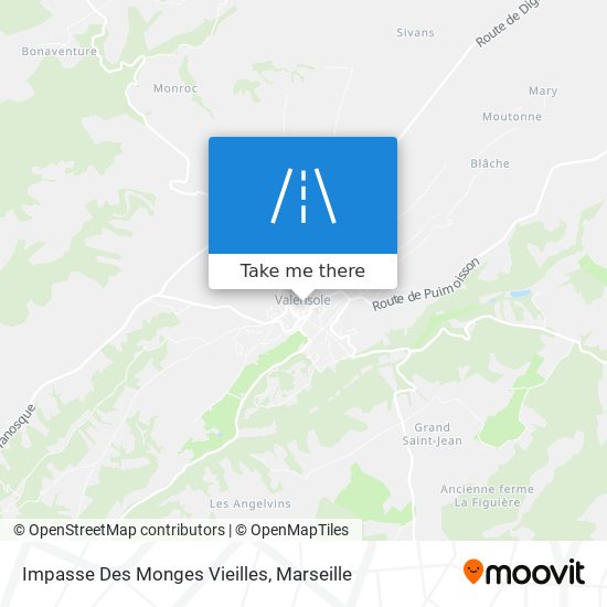 Impasse Des Monges Vieilles map