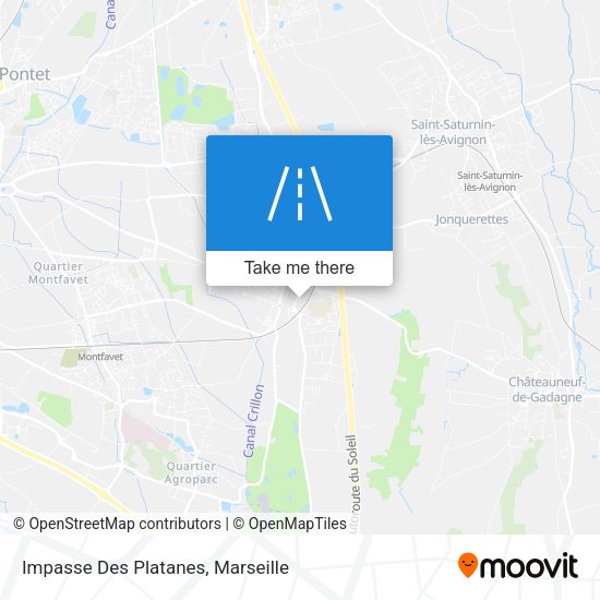 Impasse Des Platanes map