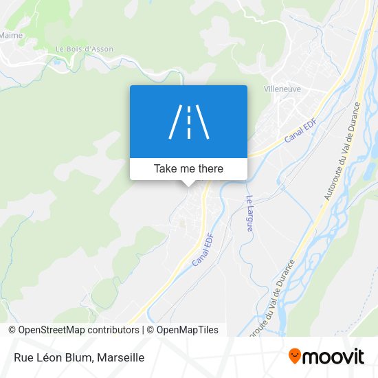 Rue Léon Blum map