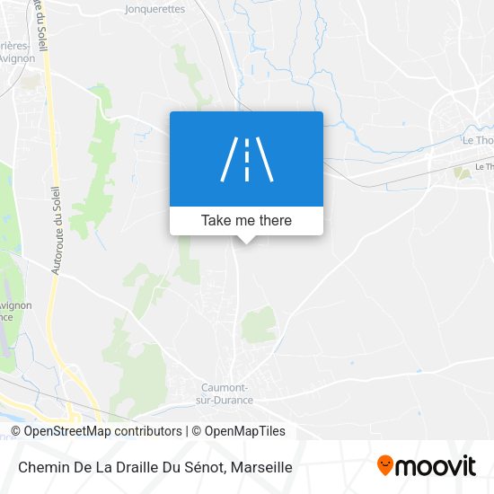 Chemin De La Draille Du Sénot map