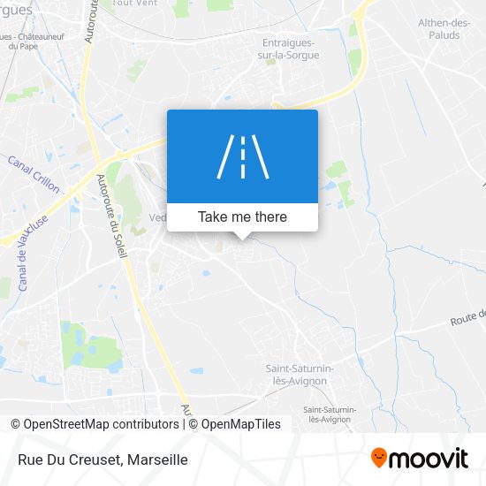 Rue Du Creuset map