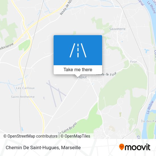Chemin De Saint-Hugues map