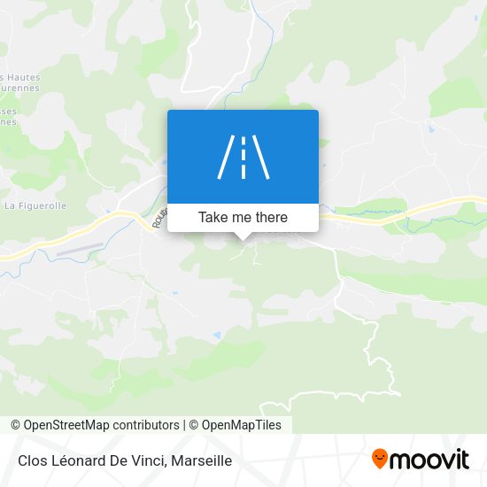 Clos Léonard De Vinci map