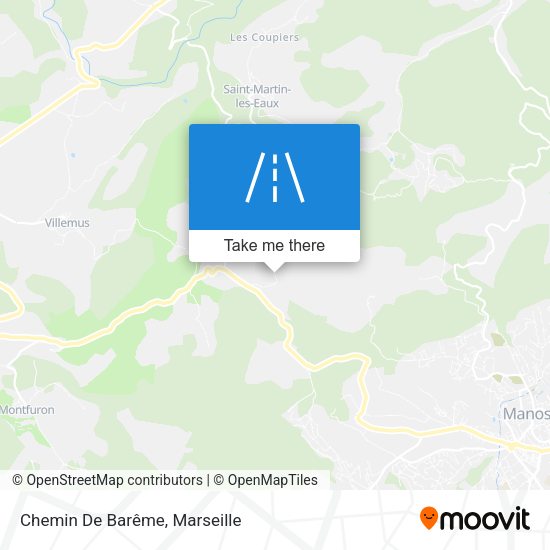 Chemin De Barême map