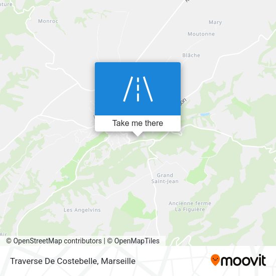 Traverse De Costebelle map