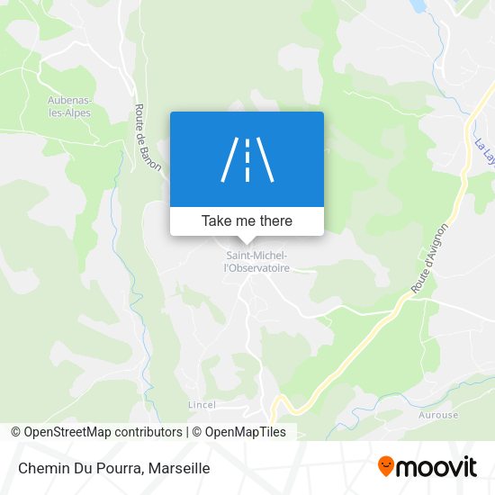 Chemin Du Pourra map
