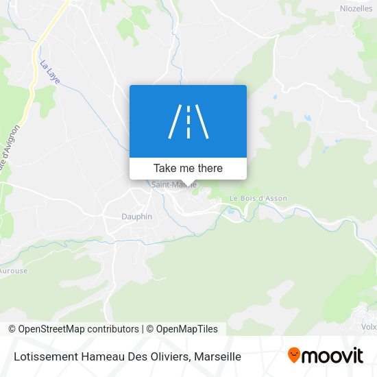 Lotissement Hameau Des Oliviers map