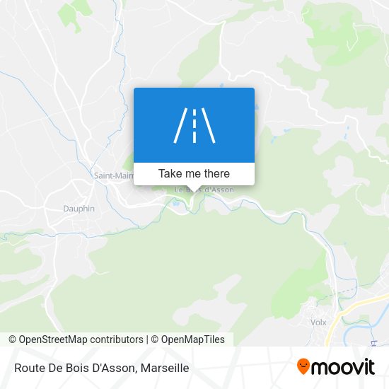 Route De Bois D'Asson map