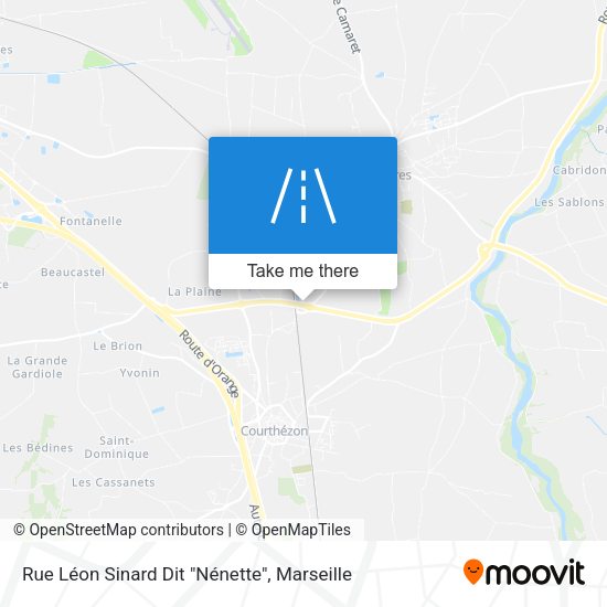 Rue Léon Sinard Dit "Nénette" map