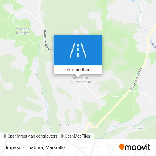 Impasse Chabrier map