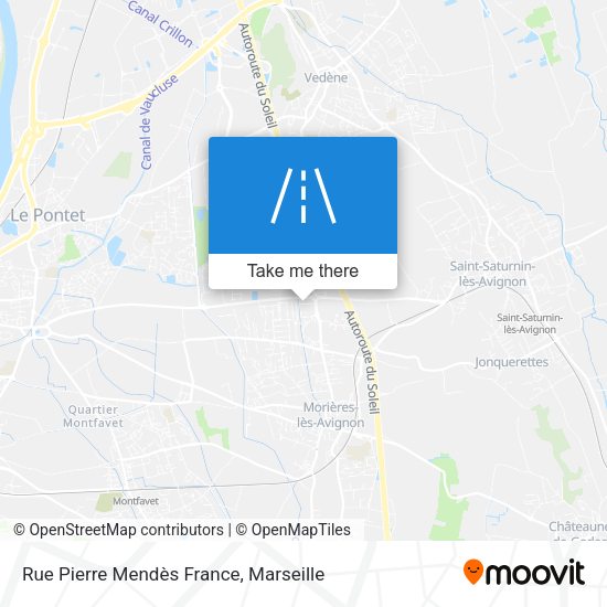Rue Pierre Mendès France map
