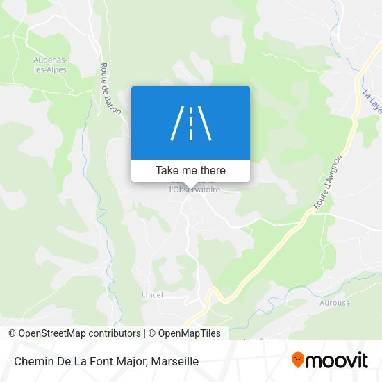 Chemin De La Font Major map