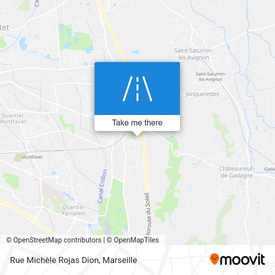 Rue Michèle Rojas Dion map