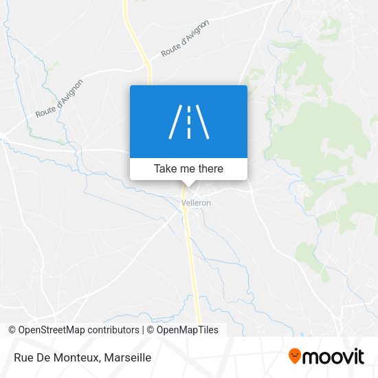 Rue De Monteux map