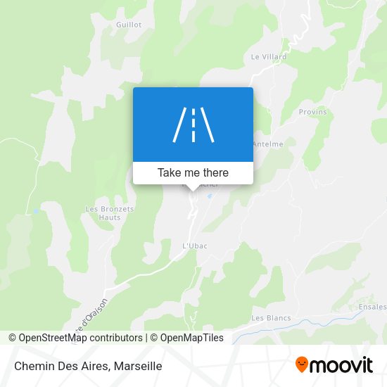 Chemin Des Aires map