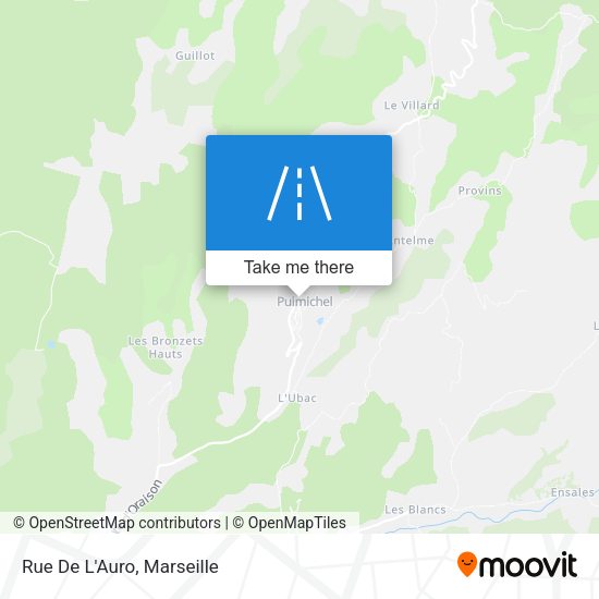 Rue De L'Auro map