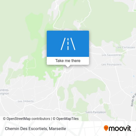 Chemin Des Escortiels map
