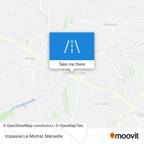 Impasse Le Mistral map