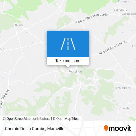 Chemin De La Combe map
